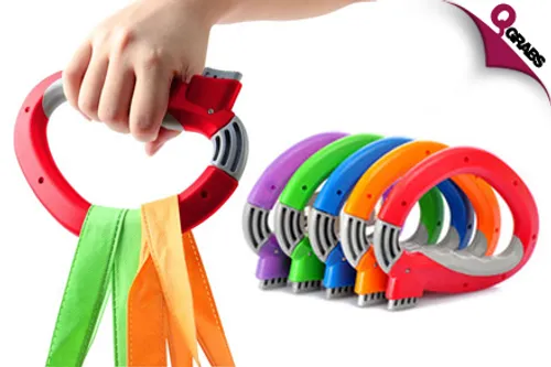 From QR20, Grip Your Groceries with a One-Trip Grip Bag Holder - Choose from 7 Fun Colors! (Up to QR245 Value)